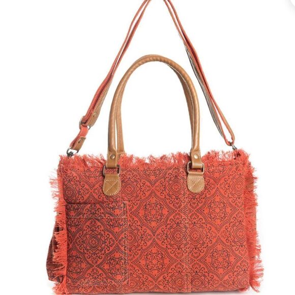 Myra Triple Fork Ranch Tote Bag - Picture 7 of 11